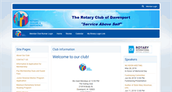 Desktop Screenshot of davenportrotary.org